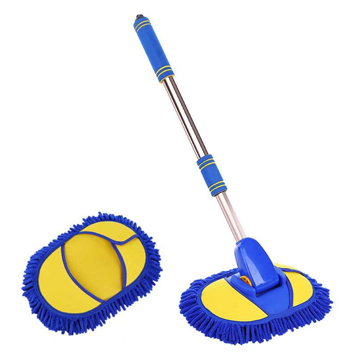 Adjustable Telescopic Chenille Mop - Soft Cleaning Brush Tool for Easy Wiping