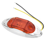 LED Side Marker Indicator Lights Clearance Lamp DC 24V for Truck, Trailer, and Bus