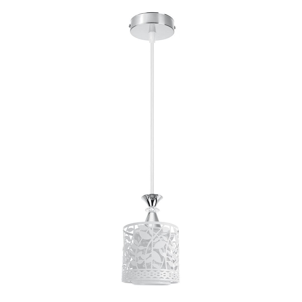 Modern Adjustable Loft Glass Ceiling Pendant Light for Dining Room - Lamp Shade Only, No Bulb Included