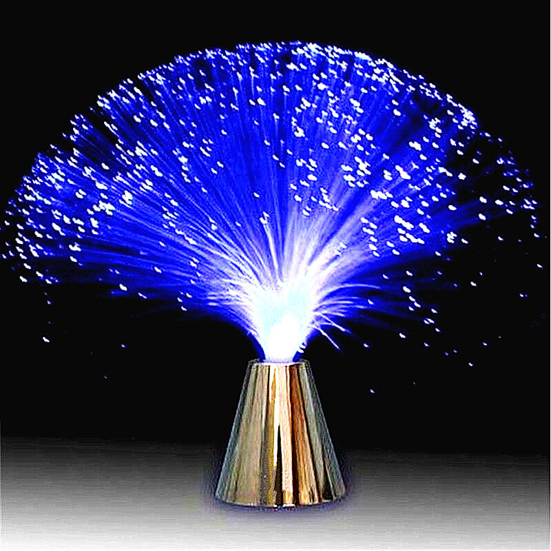 Colorful LED Fiber Optic Night Light Lamp - Flashing, Changing Colors, Party Decor