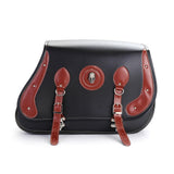 Universal PU Leather Motorcycle Saddlebags - Side Pouch Luggage & Bicycle Tool Bag