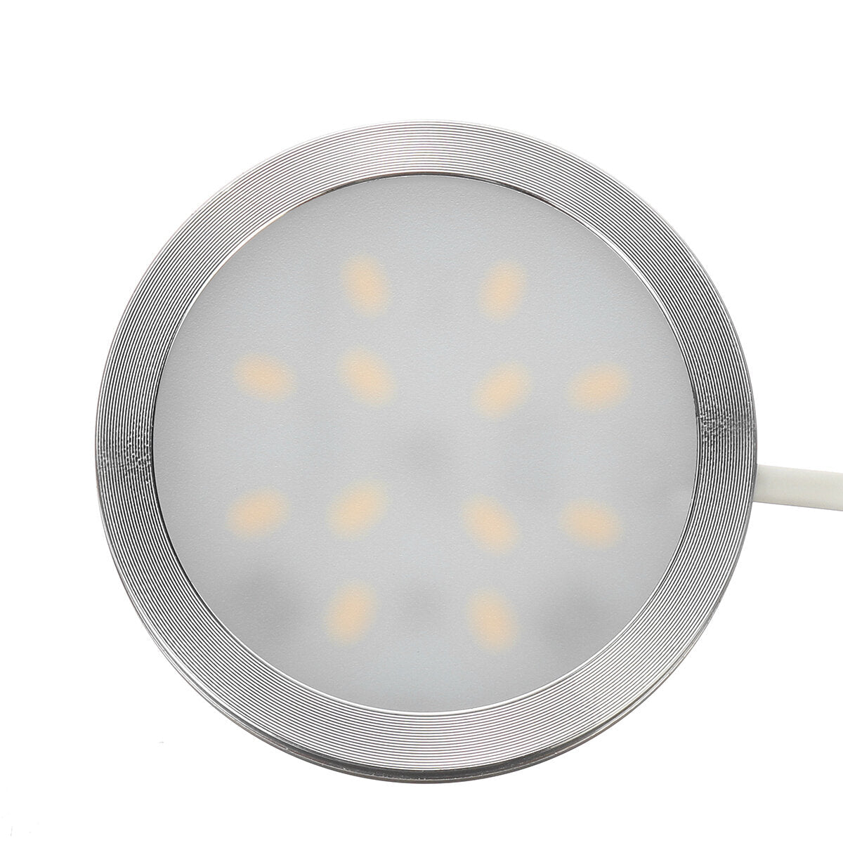 2.5W 6-In-1 LED Under Cabinet Light, Slim Recessed Ceiling Panel for Kitchen Cupboard, DC12V