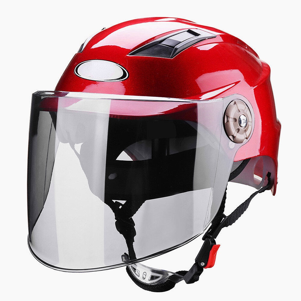 Motorcycle Electrocar Half Face Helmet for Cycling, Outdoor Riding, and Sports Protection