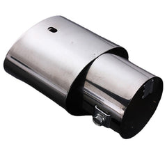 Universal Stainless Steel Car Exhaust Pipe for DIY Auto Modification - Straight Trail Design