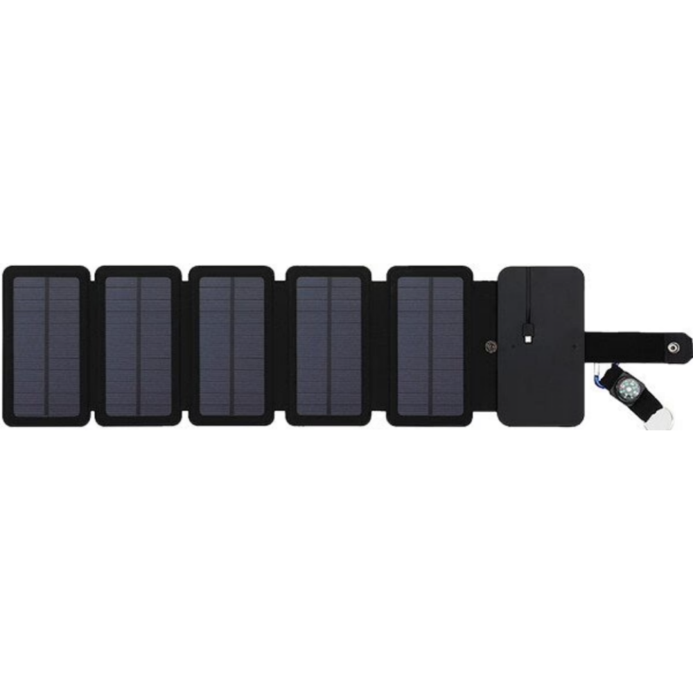 20W Portable Folding Solar Charger, 5V 2.1A USB Output, Outdoor Solar Panels for Phone Charging