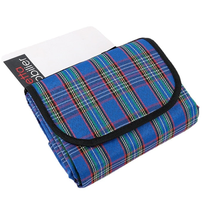 Waterproof Plaid Folding Camping Mat - Baby Climb, Outdoor Beach Picnic Blanket for Multiplayer Use