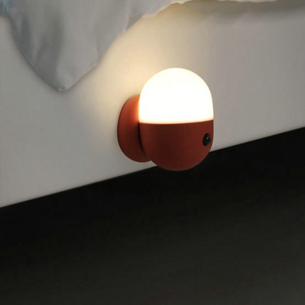 Portable LED Night Light - Rechargeable, Motion Sensor, Magnetic Wall Lamp for Desk, Stairs, Corridor