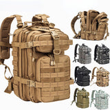 Men's 30L Military Tactical Backpack - 1000D Polyester, Waterproof, for Hiking, Camping, Hunting