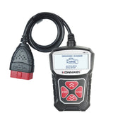 OBD2 Car Diagnostic Scanner EOBD Scan Tool with DTC Engine Code Reader and Voltage Test, Built-in Speaker