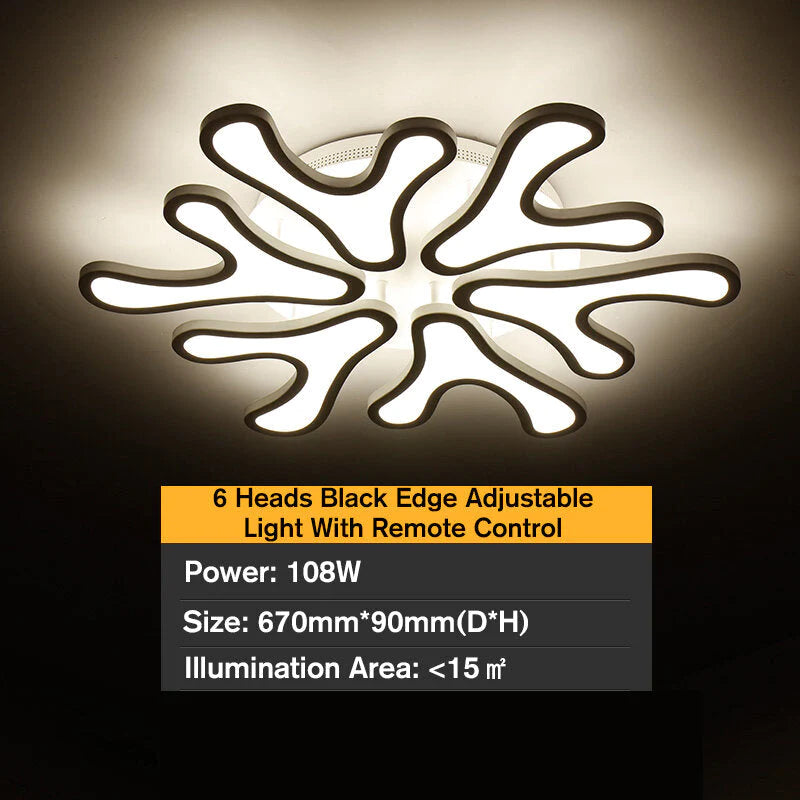 Modern LED Deer Antler Chandelier for Living Room, Dining Room, and Bedroom Ceiling Lighting