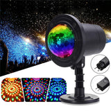 RGB 4 LED Crystal Magic Rotating Ball Stage Light for Party, KTV, Bar, Disco, DJ - AC90-245V