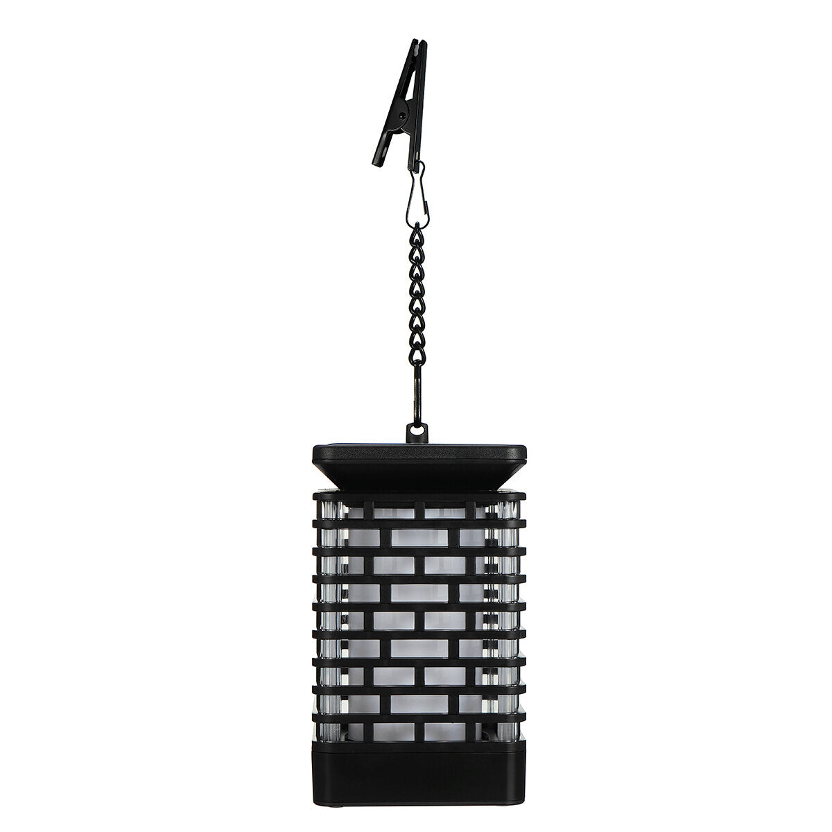 LED Solar Hanging Light - Flickering Flame Candle Lantern for Home and Garden Decoration