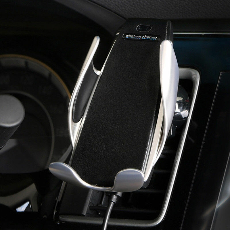 Universal Car Air Vent Phone Holder with 10W QI Wireless Fast Charger for iPhone X/XS/XR