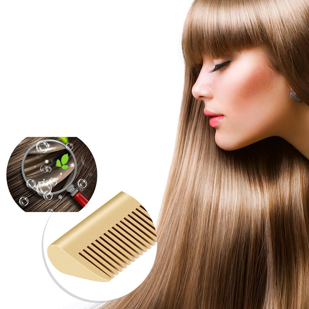 Hair Smooth Iron Straightening Heating Brush Comb Multi-Function Curler