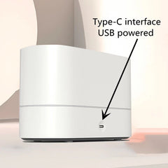 3D Flame LED Night Light & Aromatherapy Diffuser - USB Rechargeable for Living Room & Bedroom