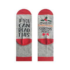 Casual Cotton Tube Socks with Buzzword Lettering