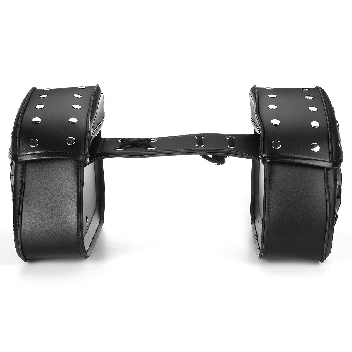 Motorrad-Satteltaschen aus PU-Leder, schwarz, Passwortschloss, universelle Passform, seitliche Aufbewahrung, 1 Paar
