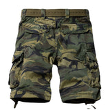 Hiking Military Camo Shorts - Outdoor Breathable Trekking, Camping, and Fishing Pants