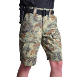 Men's Summer Tactical Cargo Shorts - Multi-Pocket Military Hiking Clothes