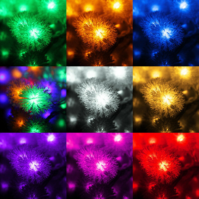 4M 40LED Multi-color Snow Fairy String Lights - Flexible, Portable, High Brightness