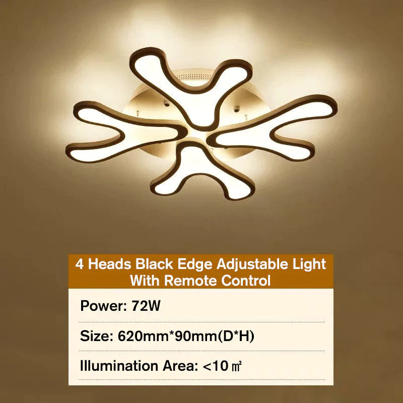 Modern LED Deer Antler Chandelier for Living Room, Dining Room, and Bedroom Ceiling Lighting