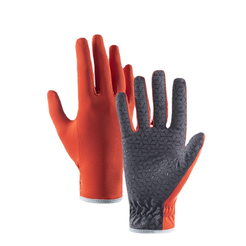 Unisex Thin Touch Screen Gloves - Non-Slip, Breathable, Full Finger for Outdoor Sports, Camping, Running