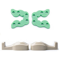 Car Seat Hanger Hook for Purse, Bags, Coat - Auto Organizer, 1 Pair, Black
