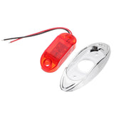 LED Side Marker Indicator Lights Clearance Lamp DC 24V for Truck, Trailer, and Bus