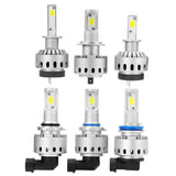 COB LED Car Headlights 60W 11000LM 6500K White Fog Bulbs for Auto and Motorcycle Headlamps