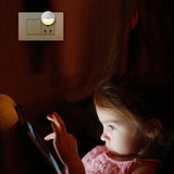 0.2W LED Night Light Plug-in Wall Light Energy Saving for Home Bedroom AC220V