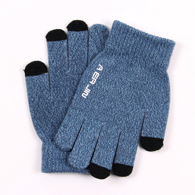 Warm Knitted Touch Screen Cut-Resistant Gloves