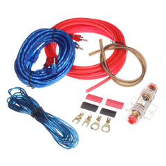 Car Audio Subwoofer Amplifier RCA Wiring Kit - 10GA Power Cable, 4.5M Length