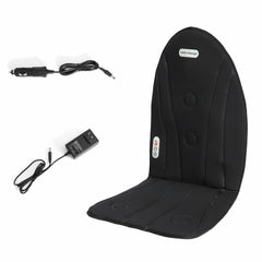 2-in-1 Car Seat & Office Chair Vibrating Heated Massage Cushion for Back Relaxation