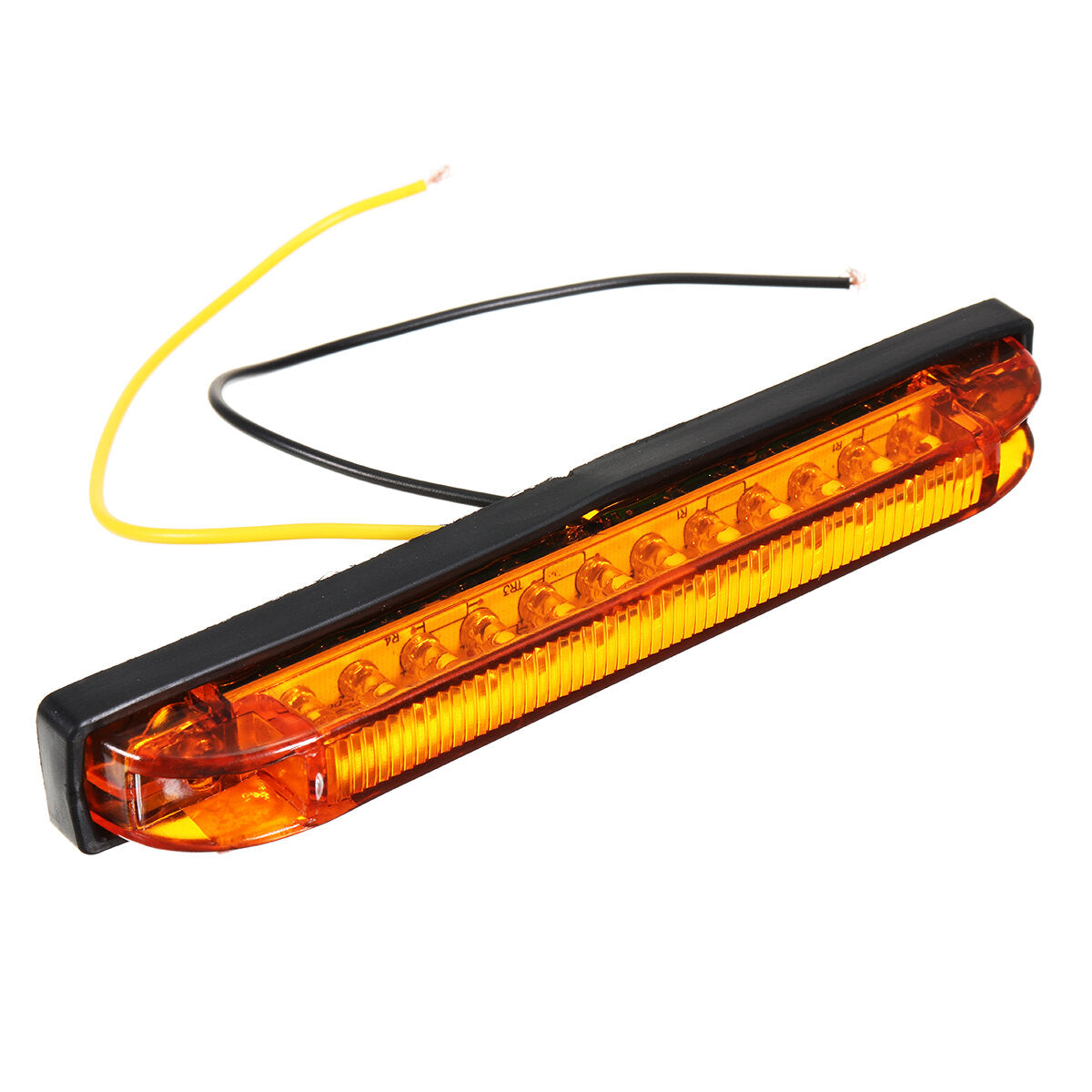 12V-24V 12LED Side Marker Tail Signal Light - White, Green, Yellow, Red, Blue