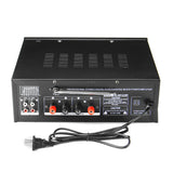 2000W 2-Channel Bluetooth Car Stereo Amplifier with EQ and USB Audio Input