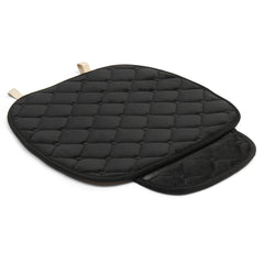 Breathable Plush Car Front Seat Cushion Covers - Four Season Chair Protector Pad Mat