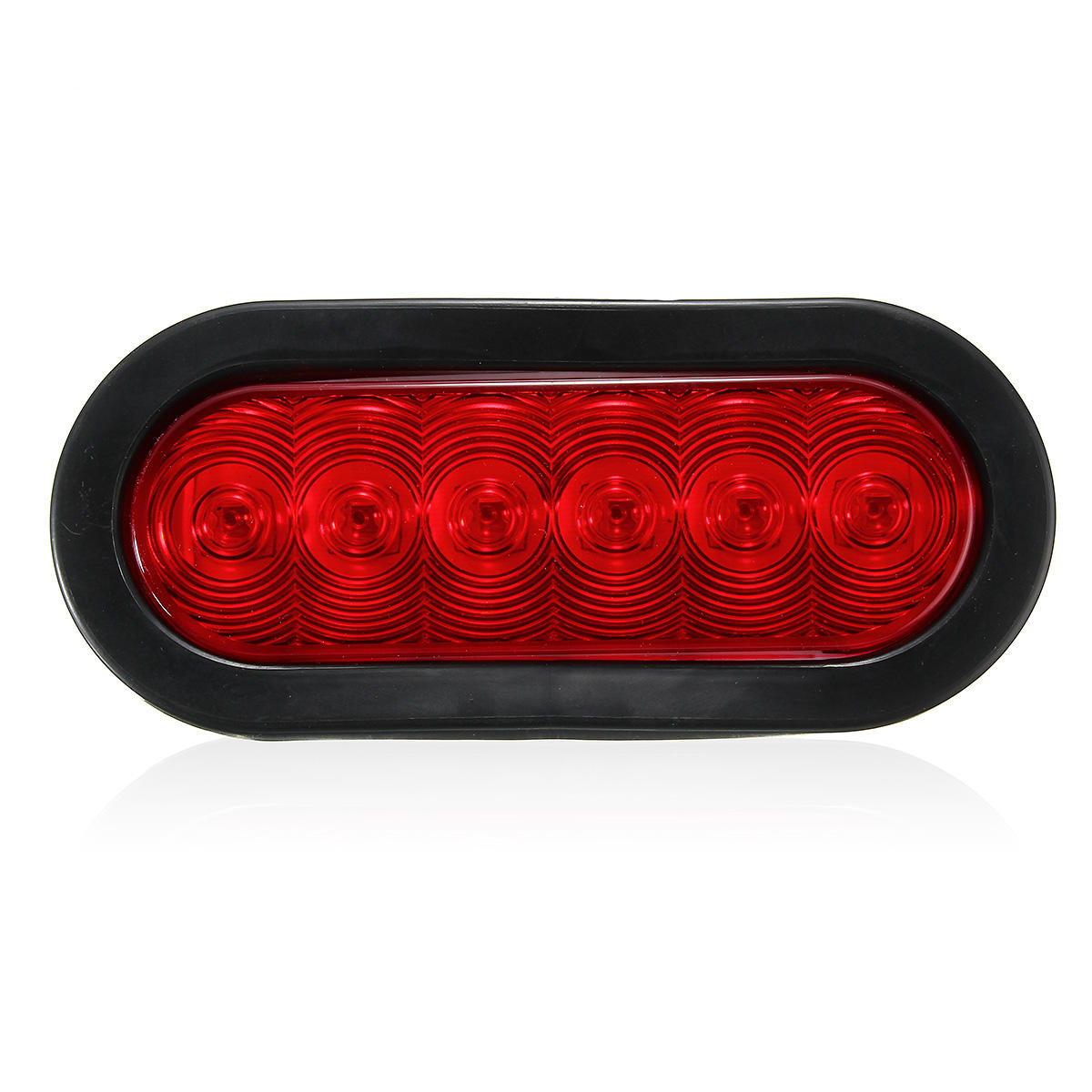 LED Stop Lights Side Marker Turn Signal Lamp Surface Mount Oval 17x8.2cm for Trailer/Truck
