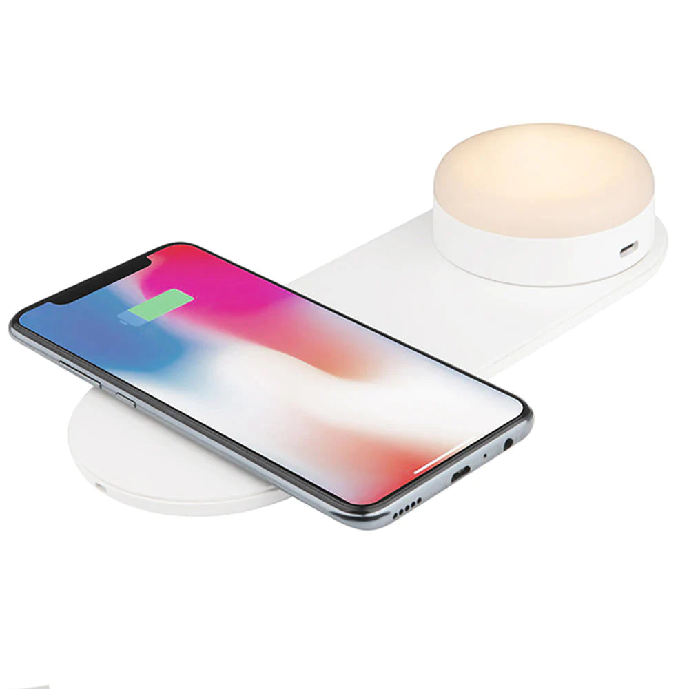 Wireless Charging LED Night Light - Portable Bedside Lamp for Baby/Kids, 2700K/5000K Color Options