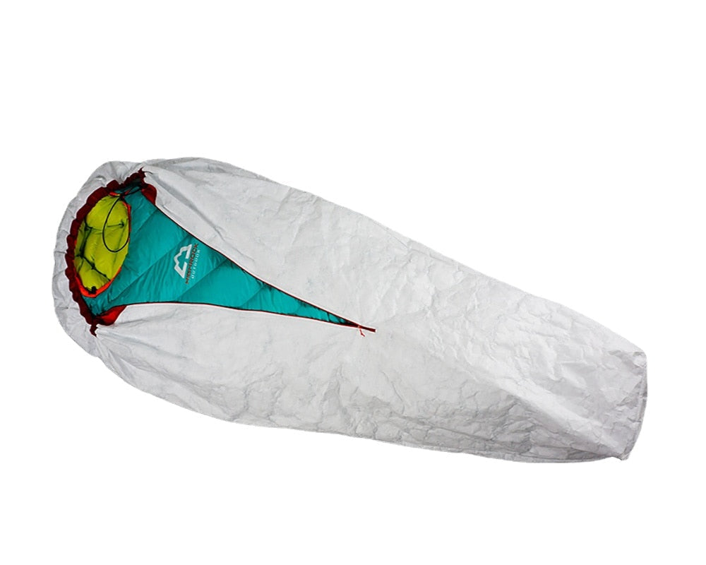Upgrade Ventilated Moisture-Proof Sleeping Bag Cover - Warm, Clean Inner Liner Bivy Bag