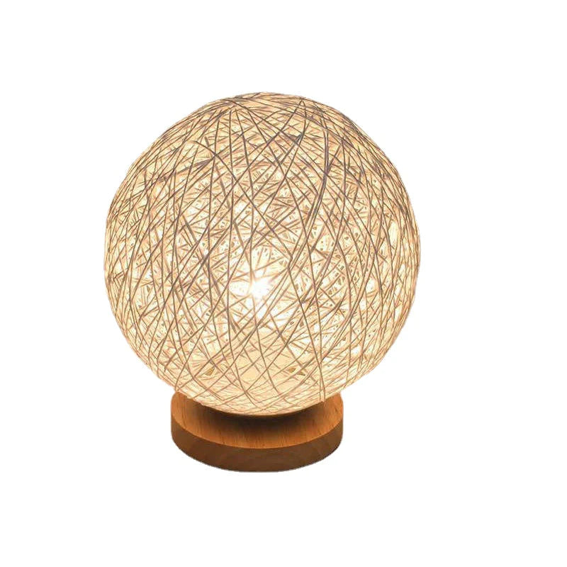 Ball Night Light Table Lamp - Bedside Bedroom Decor & Valentine Gift