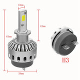 COB LED Car Headlights 60W 11000LM 6500K White Fog Bulbs for Auto and Motorcycle Headlamps