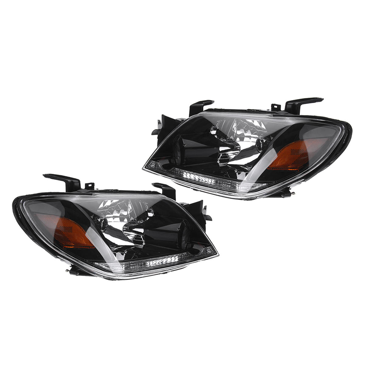 Pair of Left & Right Front LED Headlights - Head Light Lamps