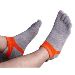 Five Toes Sports Outdoor Anklet Socks - Deodorant, Anti-bacterial, Thick, Comfortable, Casual