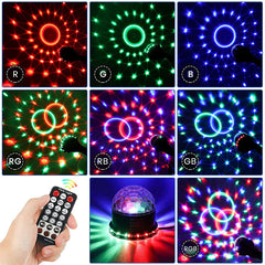 Bluetooth Remote Control Dome Crystal Magic Ball Stage Light