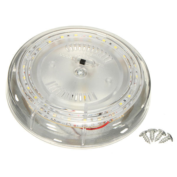 24 LED White Roof Ceiling Interior Reading Light for Car, Trailer, RV - 12V Vehicle