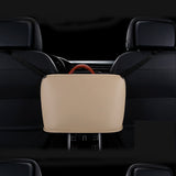 Leather Car Seat Storage Bag - 41x27cm Organizer for Cars