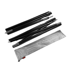 2-Pack Ultralight 7075 Aluminium Alloy Sun Shelter Support Poles - High Quality Outdoor Tarp Poles