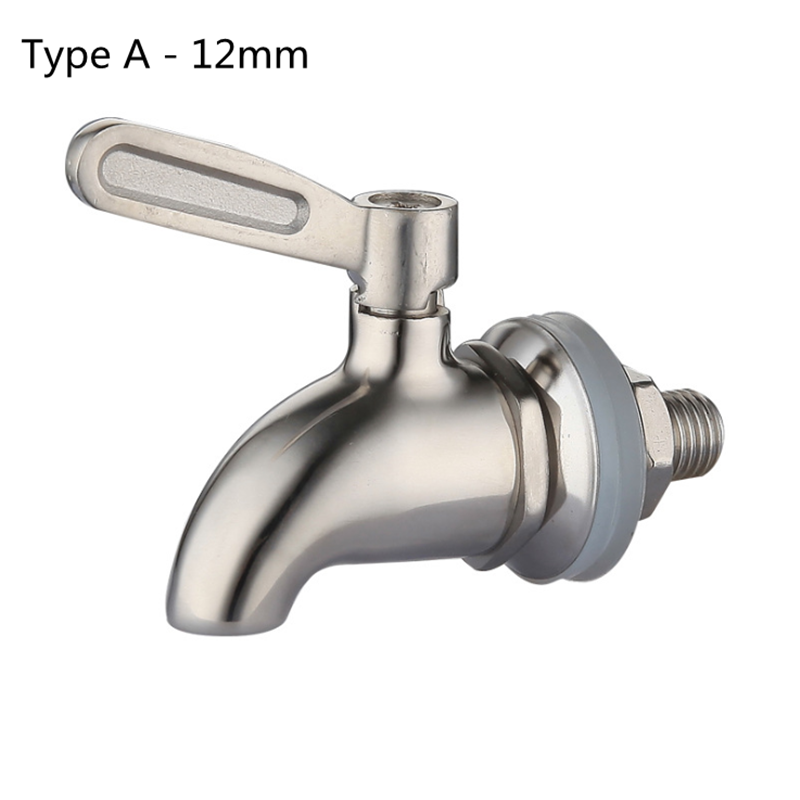 Stainless Steel Faucet Tap Dispenser for Home Brew, Juice, Water, Coffee, Fridge Kegs with Switch