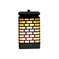 LED Solar Hanging Light - Flickering Flame Candle Lantern for Home and Garden Decoration