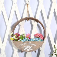 20/25cm Flower Pot Holder - Wall Hanging Rope Basket for House and Garden Plants